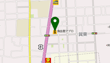 食品館アプロ たつみ店の地図画像