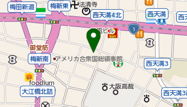 梅新東法律事務所の地図画像