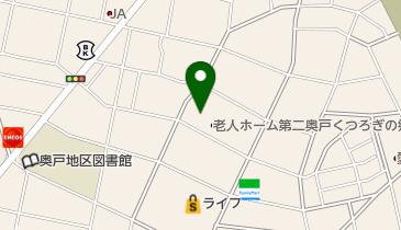 葛飾区 高齢者総合相談センター奥戸の地図画像