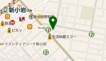 葛飾区 高齢者総合相談センター新小岩の地図画像