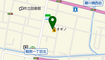 OGINO(オギノ) 城東店の地図画像