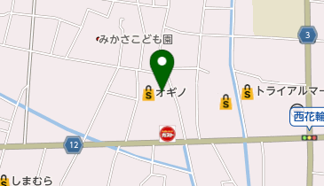OGINO(オギノ) 田富店の地図画像