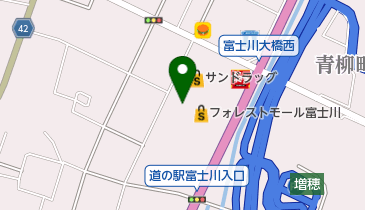 オギノ フォレストモール富士川店の地図画像