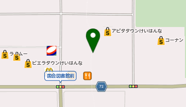 アピタタウンけいはんなの地図画像