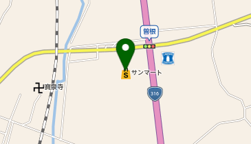 サンマート 美祢店の地図画像