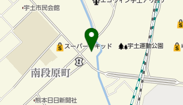 メガネのヨネザワ ヨネザワコンタクト宇城店の地図画像