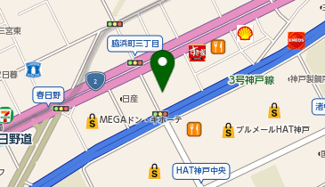 Audi Approved Automobile(アウディ・アプルーブド・オートモバイル) 神戸の地図画像