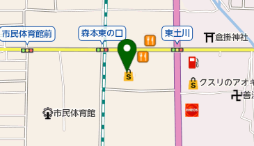 スーパーマツモト 向日店の地図画像