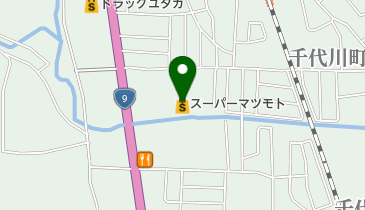 スーパーマツモト 千代川店の地図画像