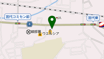 スーパーマツモト あやべ店の地図画像