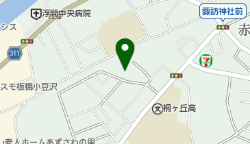 北区袋育成室の地図画像