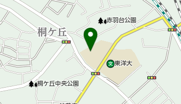 北区八幡こどもクラブの地図画像