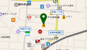 Body Effect(ボディエフェクト)本厚木整体院 1号館の地図画像