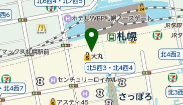 BVLGARI(ブルガリ) 札幌大丸店の地図画像