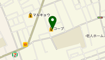 生協くまもと コープ合志店の地図画像