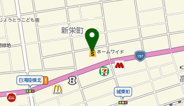 HOMEWIDE(ホームワイド)高城店の地図画像