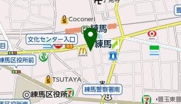 練馬区ファミリーサポートセンターの地図画像
