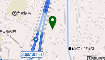 北大泉児童館ぴよぴよの地図画像
