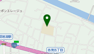 北区岩小白梅クラブの地図画像