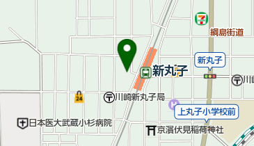 Be House(ビハウス) 新丸子店の地図画像