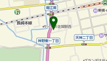 大原老舗 佐賀本店の地図画像