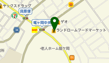 LANDROME(ランドローム)フードマーケット 龍ヶ岡店の地図画像