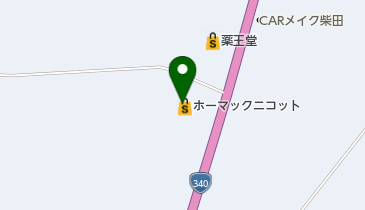 ホーマック ニコット 九戸店の地図画像