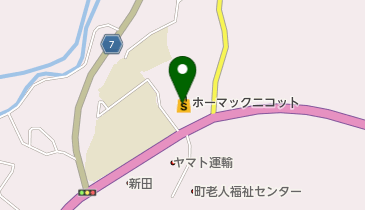 ホーマック ニコット 岩泉店の地図画像