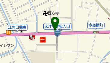 メガネのヨネザワ 今宿店の地図画像