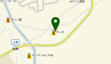 ディオ 上牧店の地図画像