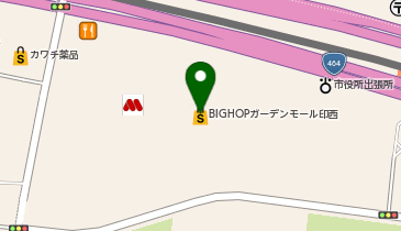 SHOO・LA・RUE(シュー ラ ルー) ビックホップガーデンモール印西店の地図画像