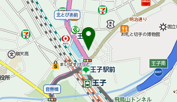 大黒屋王子駅前店の地図画像