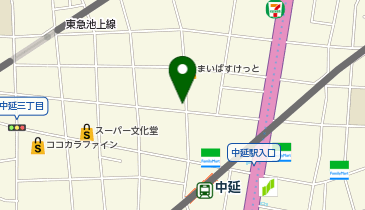 大黒屋 中延店の地図画像