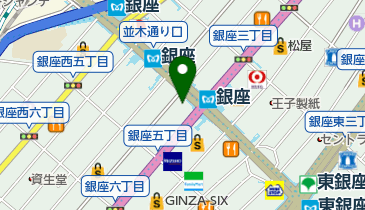 大黒屋ブランド館 銀座和光前店の地図画像