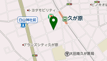 久が原一級建築士事務所の地図画像