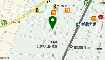 目黒区 鷹番老人いこいの家の地図画像