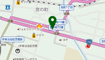治療院ボディリメイクの地図画像