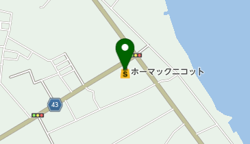 ホーマック ニコット 鹿部店の地図画像