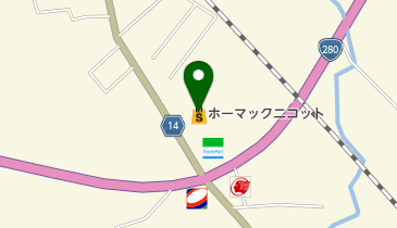 ホーマック ニコット 今別店の地図画像