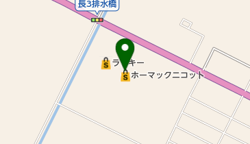 ホーマック ニコット 長沼店の地図画像