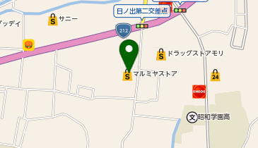 マルミヤストア 日田店の地図画像