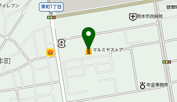 マルミヤストア 東町店の地図画像