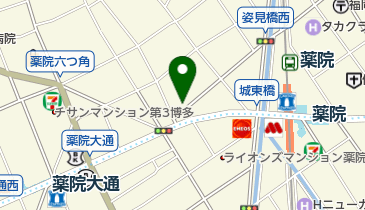 福岡薬院タニタ食堂の地図画像