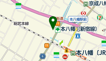 プリームスクエア本八幡の地図画像