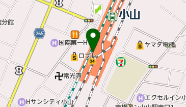 食こまち 小山店の地図画像