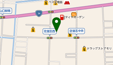 ダイナム 江北店 ゆったり館の地図画像