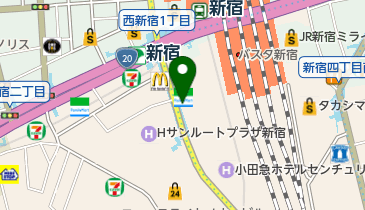 セボビタルサロン 新宿本店の地図画像