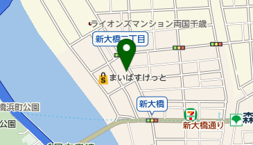 ORIMINE BAKERS(オリミネ ベーカーズ) 新大橋店の地図画像
