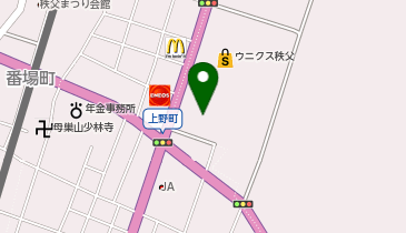 不二家 秩父上野町ヤオコー店の地図画像