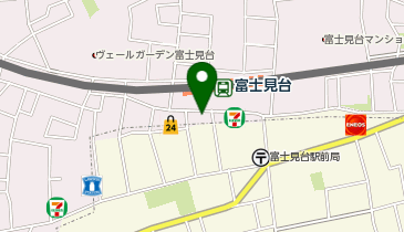 ダイソー富士見台駅前店の地図画像
